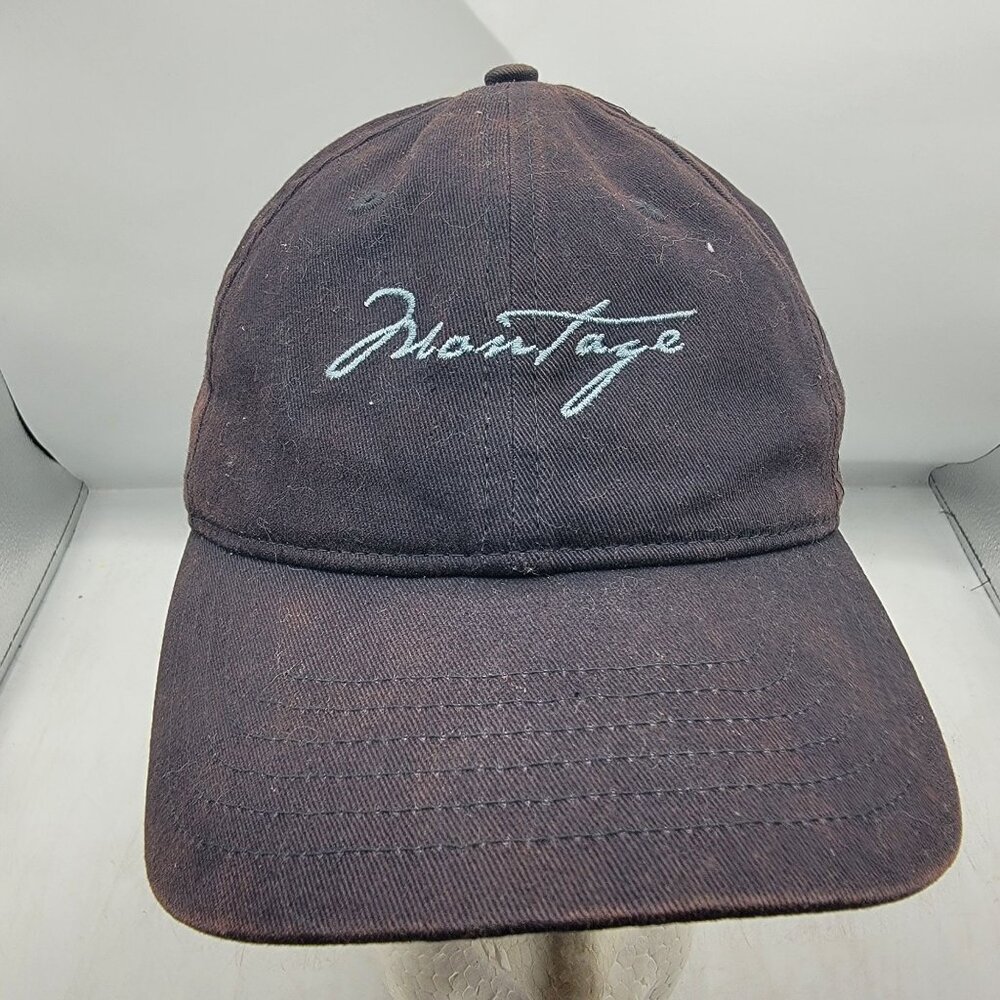 Montage Laguna Beach Black Baseball Hat Cap Casual Outdoors Lightweight